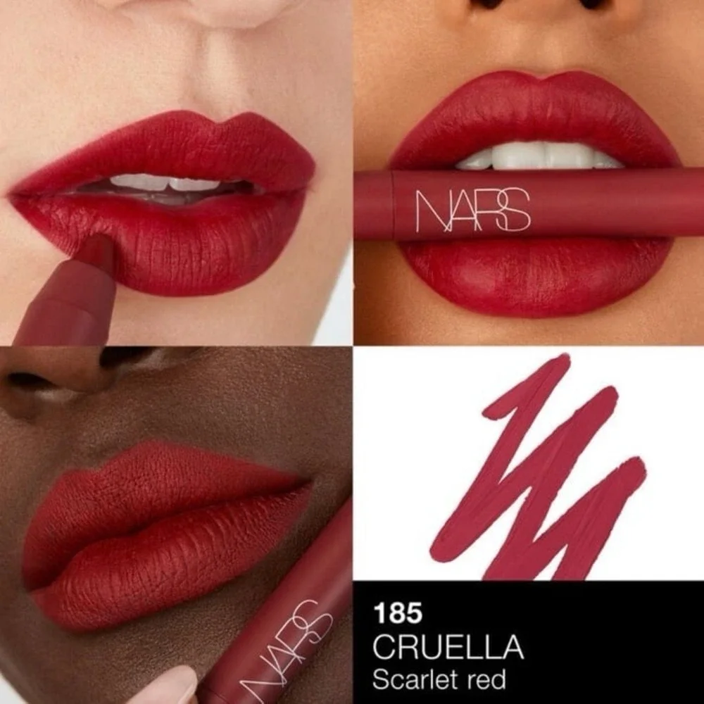 NARS Lip Duo Cruella Powermatte Lip Pencil & Orgasm Afterglow Lip Balm NIB
